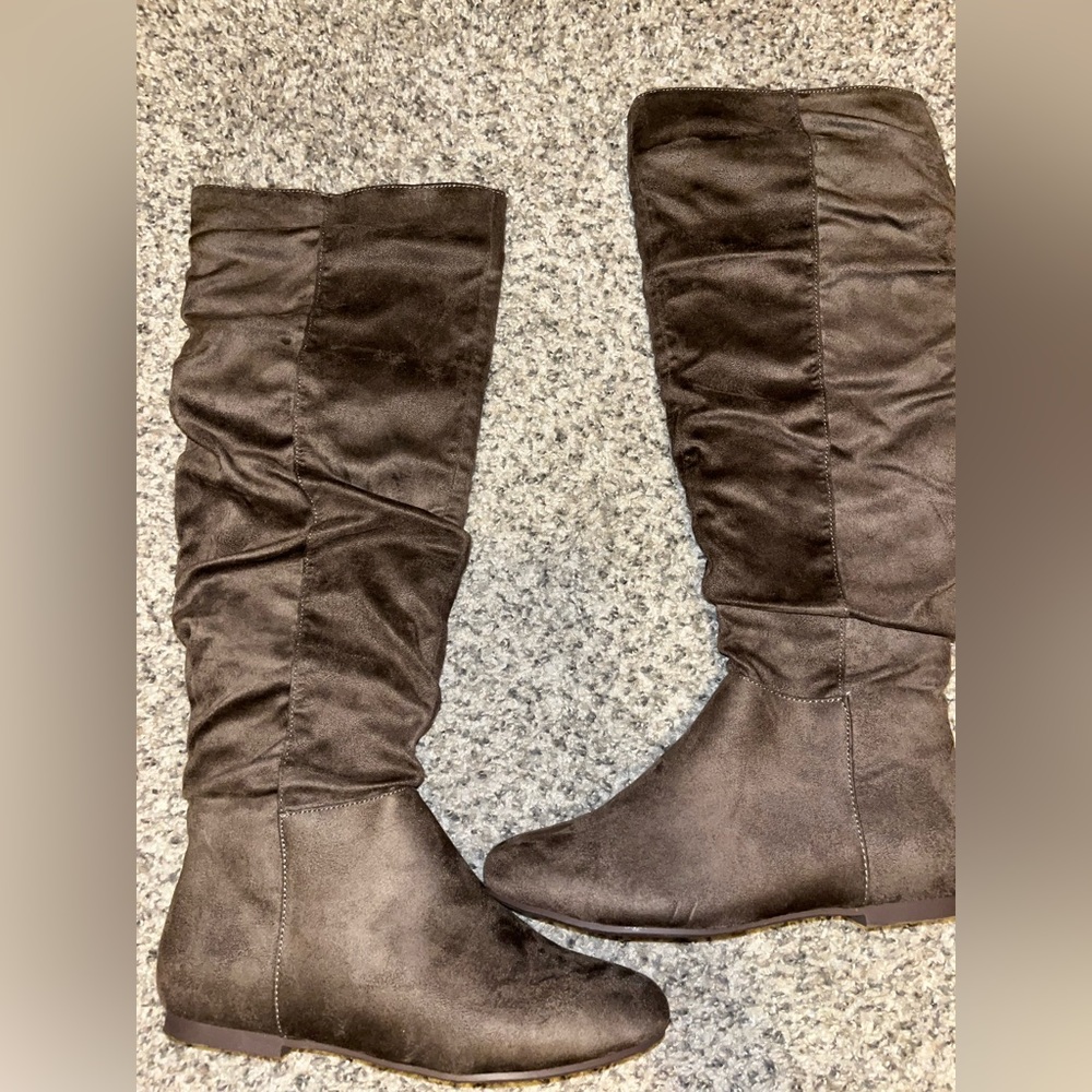 Faux-Suede Boots